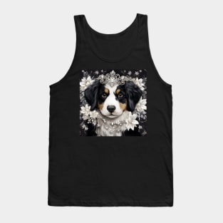 Bernese with flowers Tank Top